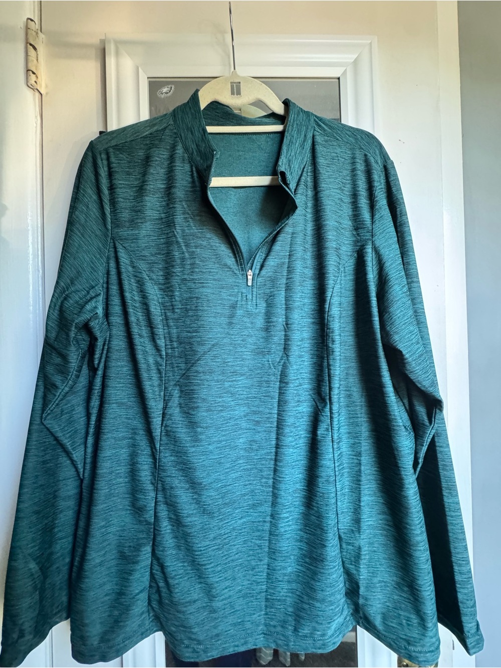 Torrid Teal Quarter-Zip Pullover